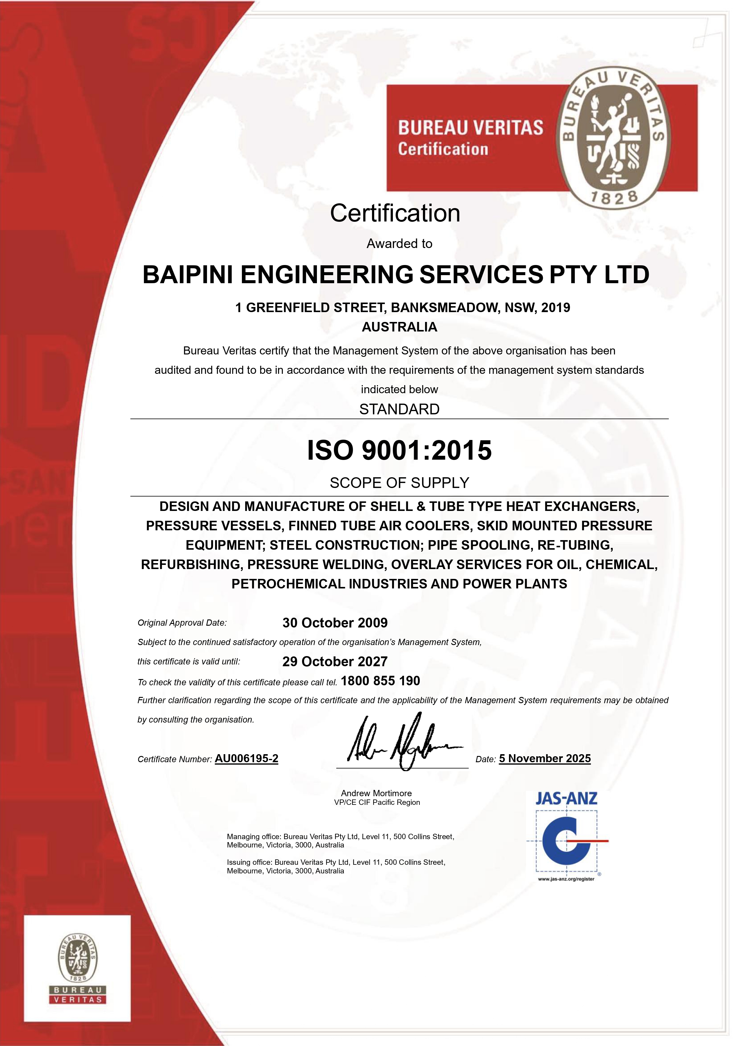 ISO 9001:2015
