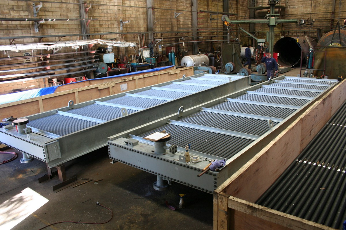 Fin fan air cooler bundle